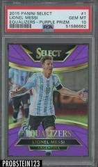 Lionel Messi [Purple Prizm] Soccer Cards 2015 Panini Select Equalizers Prices