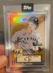 Aaron Judge [Rainbow] #A-9 Baseball Cards 2022 Topps X Naturel 1952 Encased Art Prices