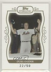 Duke Snider #53 Baseball Cards 2008 Topps Sterling Prices