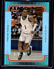 Trevor Keels [Aqua] Basketball Cards 2021 Bowman University 2003 Prices