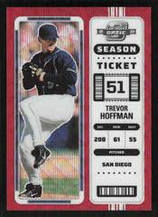 Trevor Hoffman [Red Wave] Baseball Cards 2023 Panini Chronicles Contenders Optic Prices