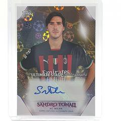 Sandro Tonali [1st Edition Gold] #A1-ST Soccer Cards 2022 Topps UEFA Club Competitions Autographs Prices