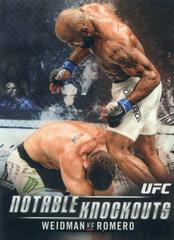Yoel Romero Ufc Cards 2018 Topps UFC Chrome Notable Knockouts Prices