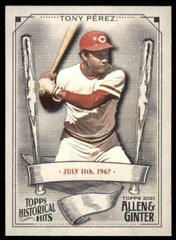 Tony Perez Baseball Cards 2021 Topps Allen & Ginter Historic Hits Prices