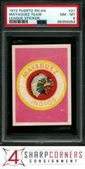 Mayaguez Team #21 Baseball Cards 1972 Puerto Rican League Sticker Prices