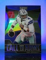 Dak Prescott [Blue] #CA-DPR Football Cards 2021 Panini Playoff Call to Arms Prices
