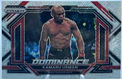 Kamaru Usman [White Sparkle] #13 Ufc Cards 2023 Panini Prizm UFC Dominance Prices