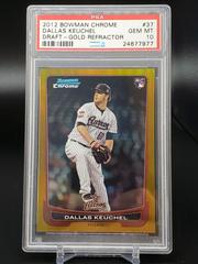 Dallas Keuchel [Gold Refractor] #37 Baseball Cards 2012 Bowman Chrome Draft Prices
