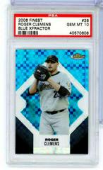 Roger Clemens [Blue Xfractor] #26 Baseball Cards 2006 Finest Prices