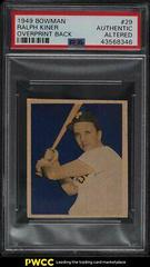 Ralph Kiner [Overprint Back] #29 Baseball Cards 1949 Bowman Prices
