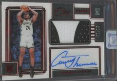 Cameron Thomas [Red] Basketball Cards 2021 Panini One and One Rookie Jersey Autographs Prices