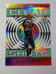 Allen Iverson [Emerald] #15 Basketball Cards 2020 Panini Illusions Clear Shots Prices