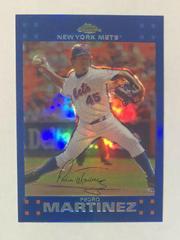 Pedro Martinez [Blue Refractor] Baseball Cards 2007 Topps Chrome Prices