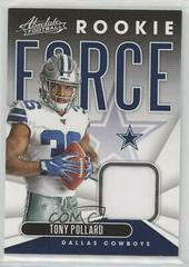 Tony Pollard Football Cards 2019 Panini Absolute Rookie Force Prices