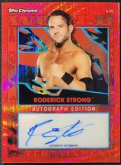 Roderick Strong [Red Refractor] #A-ST Wrestling Cards 2021 Topps Chrome WWE Autographs Prices
