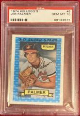 Jim Palmer Baseball Cards 1974 Kellogg's Prices