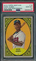 Ozzie Albies #18 Baseball Cards 2019 Topps Heritage New Age Performers Prices