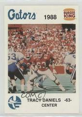 Tracy Daniels Football Cards 1988 Burger King Florida Gators Prices
