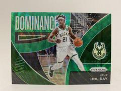 Jrue Holiday [Green Wave Prizm] #19 Basketball Cards 2021 Panini Prizm Dominance Prices