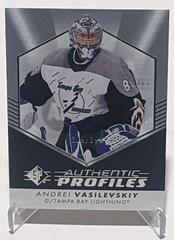 Andrei Vasilevskiy [Silver Spectrum] #AP-10 Hockey Cards 2022 SP Authentic Profiles Prices