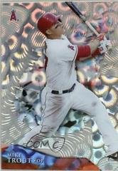 Mike Trout [Clouds Diffractor] Baseball Cards 2014 Topps High Tek Prices