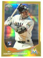 Adeiny Hechavarria [Gold Refractor] #116 Baseball Cards 2013 Topps Chrome Prices
