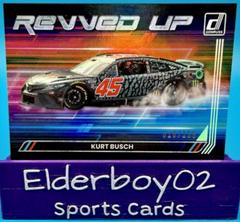 Kurt Busch [Holographic] #RU7 Racing Cards 2023 Panini Donruss NASCAR Revved Up Prices
