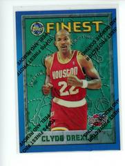 Clyde Drexler [Refractor w Coating] #75 Basketball Cards 1995 Finest Prices