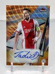 Dusan Tadic [Orange Wave Refractor] Soccer Cards 2020 Topps Finest UEFA Champions League Autographs Prices