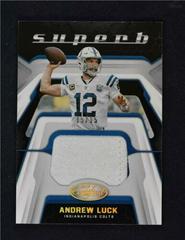 Andrew Luck [Prime] #SU-AL Football Cards 2019 Panini Certified Superb Swatches Prices