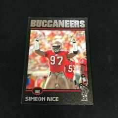 Simeon Rice [Black] #126 Football Cards 2004 Topps Prices