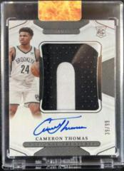Cameron Thomas [Patch Autograph] #113 Basketball Cards 2021 Panini National Treasures Prices