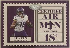Justin Jefferson Football Cards 2022 Panini Certified Air Prices