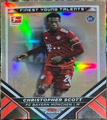 Christopher Scott #FY-CS Soccer Cards 2021 Topps Finest Bundesliga Young Talents Prices