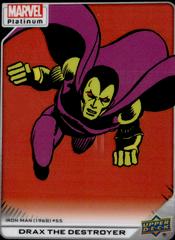 Drax The Destroyer [Black Rainbow] Marvel 2023 Upper Deck Platinum Prices