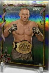 Georges St-Pierre [Refractor] #AAG-17 Ufc Cards 2024 Topps Chrome UFC Allen & Ginter Prices