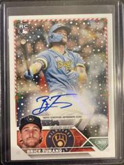 Brice Turang #HAC-BT Baseball Cards 2023 Topps Holiday Autographs Prices