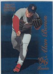 Alan Benes [Mirror Blue] #101 Baseball Cards 1996 Select Certified Prices