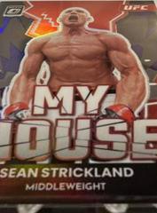 Sean Strickland [Purple] #5 Ufc Cards 2023 Panini Donruss Optic UFC My House Prices