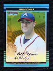 John Ennis [Gold Refractor Autograph] Baseball Cards 2002 Bowman Chrome Gold Prices