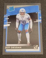 Jeff Okudah Football Cards 2020 Panini Chronicles Clearly Donruss Rated Rookies Prices