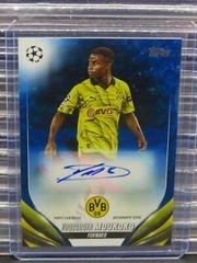 Youssoufa Moukoko [Blue Icy Foilboard] #A-YM Soccer Cards 2023 Topps UEFA Club Autograph Prices
