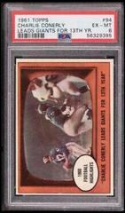 Charlie Conerly [Leads Giants for 13th YR.] #94 Football Cards 1961 Topps Prices