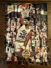 Karl Malone [Jumbo] Basketball Cards 1993 Upper Deck Flight Team Prices