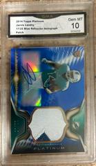 Jarvis Landry [Blue Refractor] #JL Football Cards 2014 Topps Platinum Autograph Rookie Patch Prices