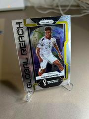 Thomas Partey #21 Soccer Cards 2022 Panini Prizm World Cup Global Reach Prices