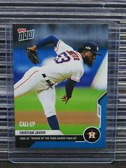 Cristian Javier [Blue] #OS-01 Baseball Cards 2020 Topps Now Off Season Prices