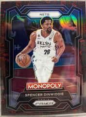 Spencer Dinwiddie [Black] #11 Basketball Cards 2023 Panini Prizm Monopoly Prices