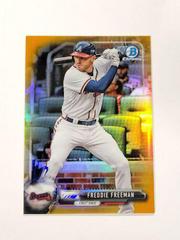 Freddie Freeman [Orange Refractor] #89 Baseball Cards 2017 Bowman Chrome Prices