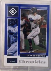 Carlos Correa [Blue] #3 Baseball Cards 2021 Panini Chronicles Prices